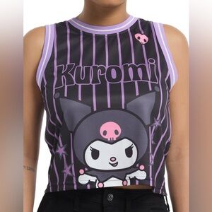 Sanrio Kuromi Striped Tank Jersey Top